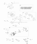 Intake Manifold CarburetorMixer Air Cleaner Diagram and Parts List for 543577-0110-E1  Briggs and Stratton Engine